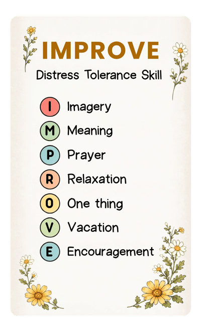 Coping Cards — IMPROVE