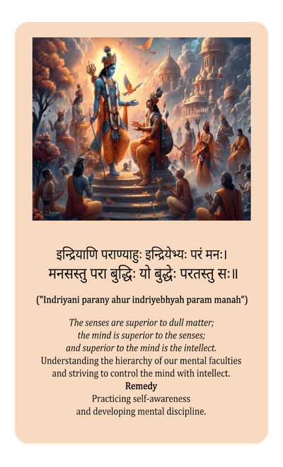 Gita — Hierarchy of Mind
