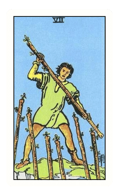 Tarot — Defiance. Holding ground. Courage.