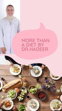 More than a diet by Dr:Hadeer community's profile image