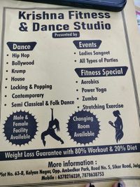 Krishna fitness &dance class community profile picture