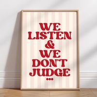 We Listen & We Don't Judge's avatar