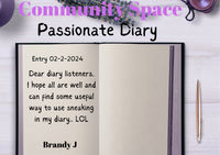  Passionate Diary (join in)'s avatar image