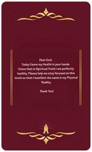 Prayer card