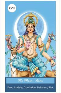 The Moon — Indian tarot
