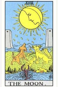 The Moon — Rider tarot
