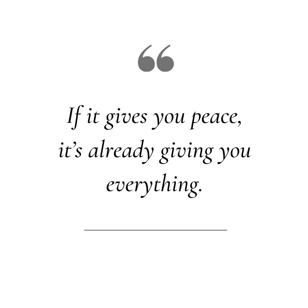 Inner peace 🧘🏼‍♀️🌿🤍