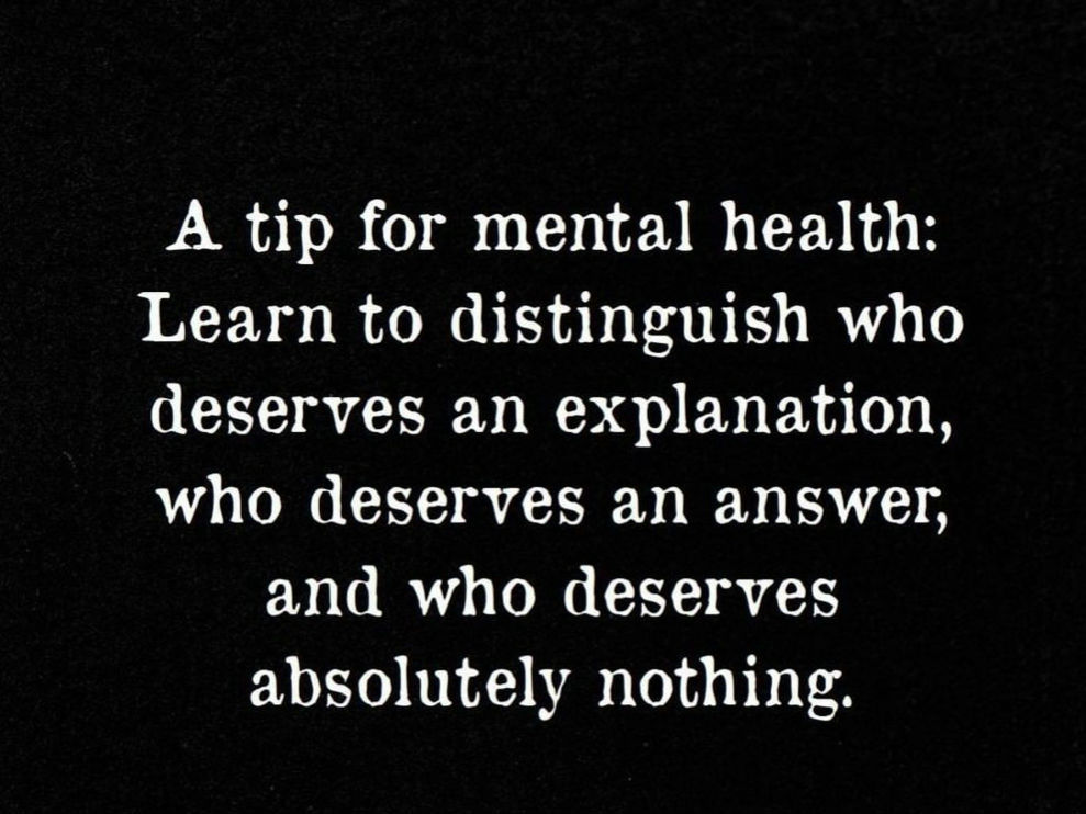 Mental health tip! 
# # # 