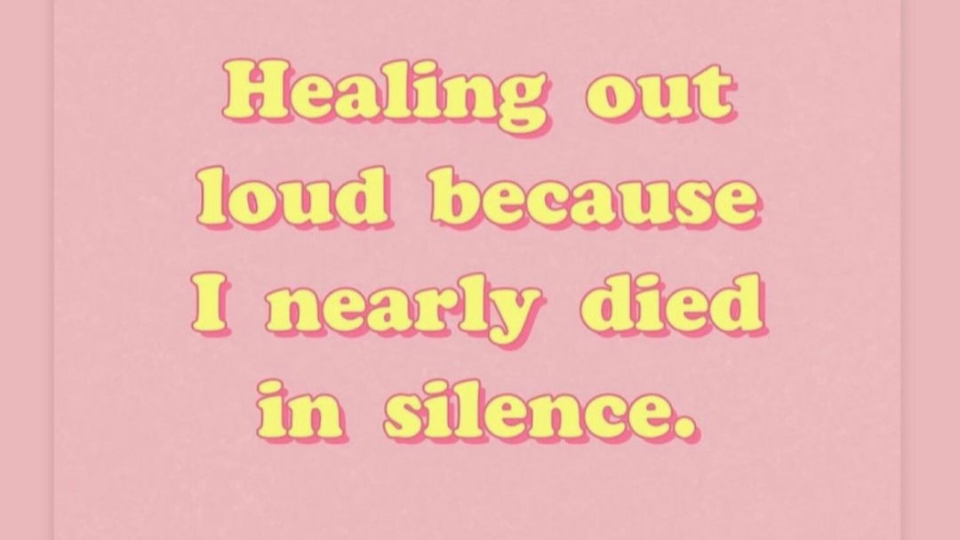 You don't have to do this alone! When you share, the chaos in mind gets over and clarity sets in. Let the healing begin! 