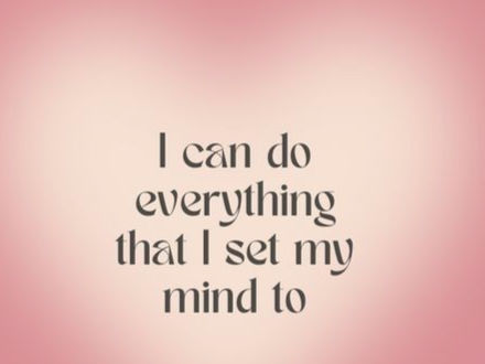 Absolutely! With the right mindset, determination, and effort, you can achieve anything you set your mind to. What’s something you’re currently working toward? # # 