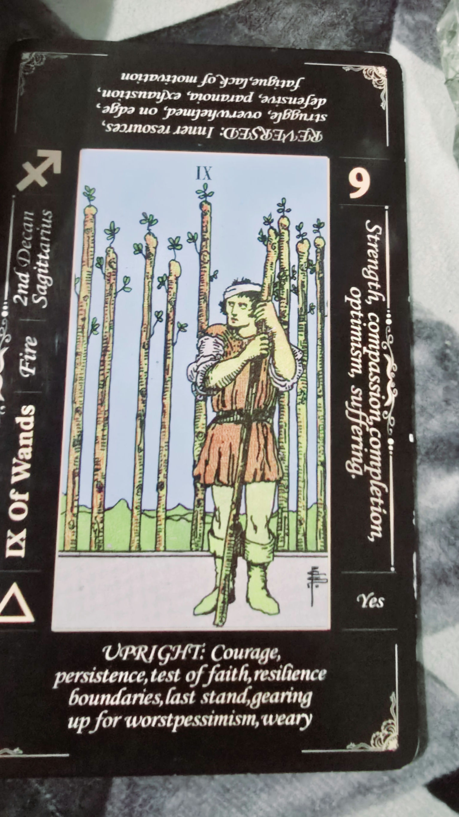 The courage card .. # # 