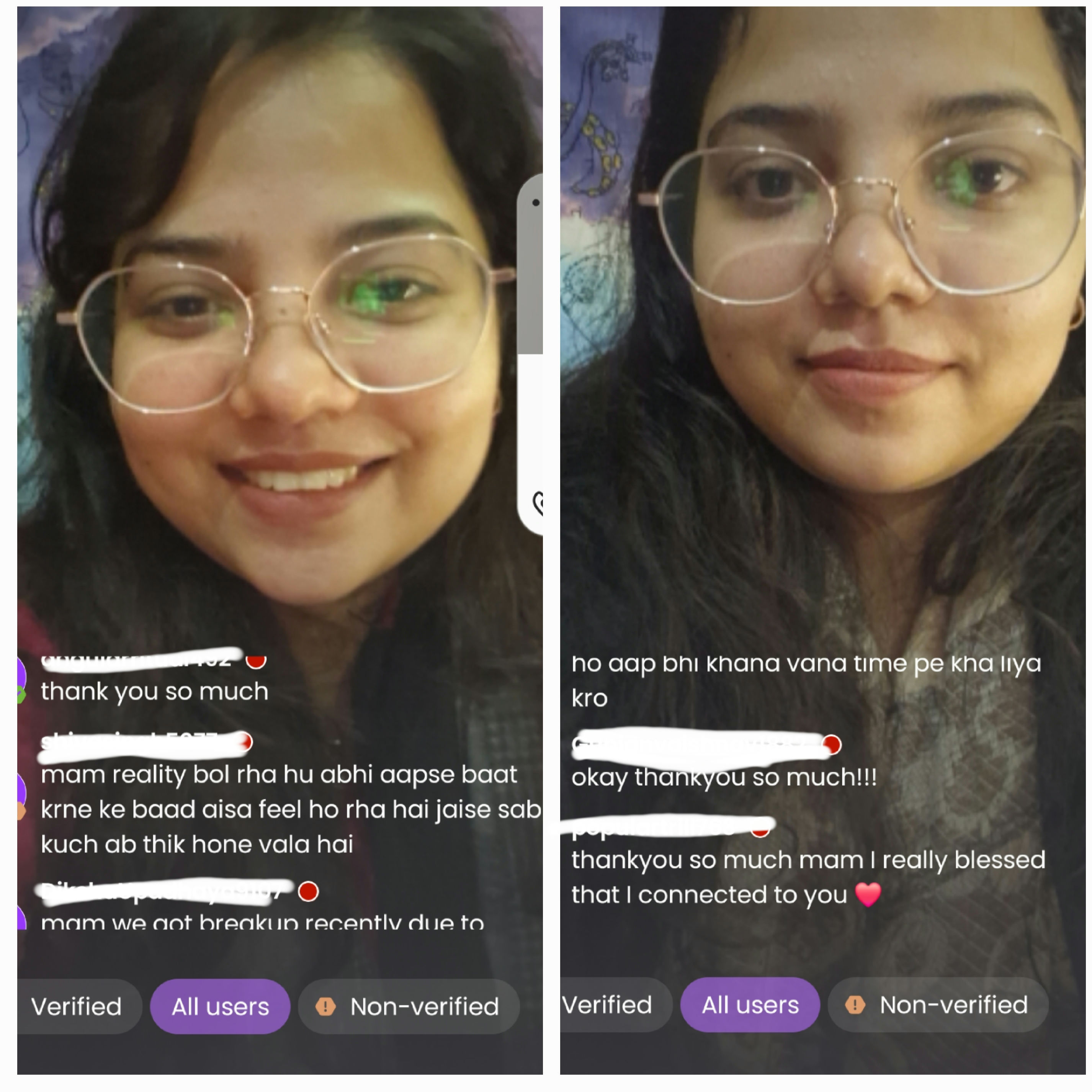 Thankyou For your Feedback ✨️💕💖
Please connect with me today at 7PM-9PM 💕✨️
@ Hi Taran I hope you're doing well 💗 
Let's connect today 