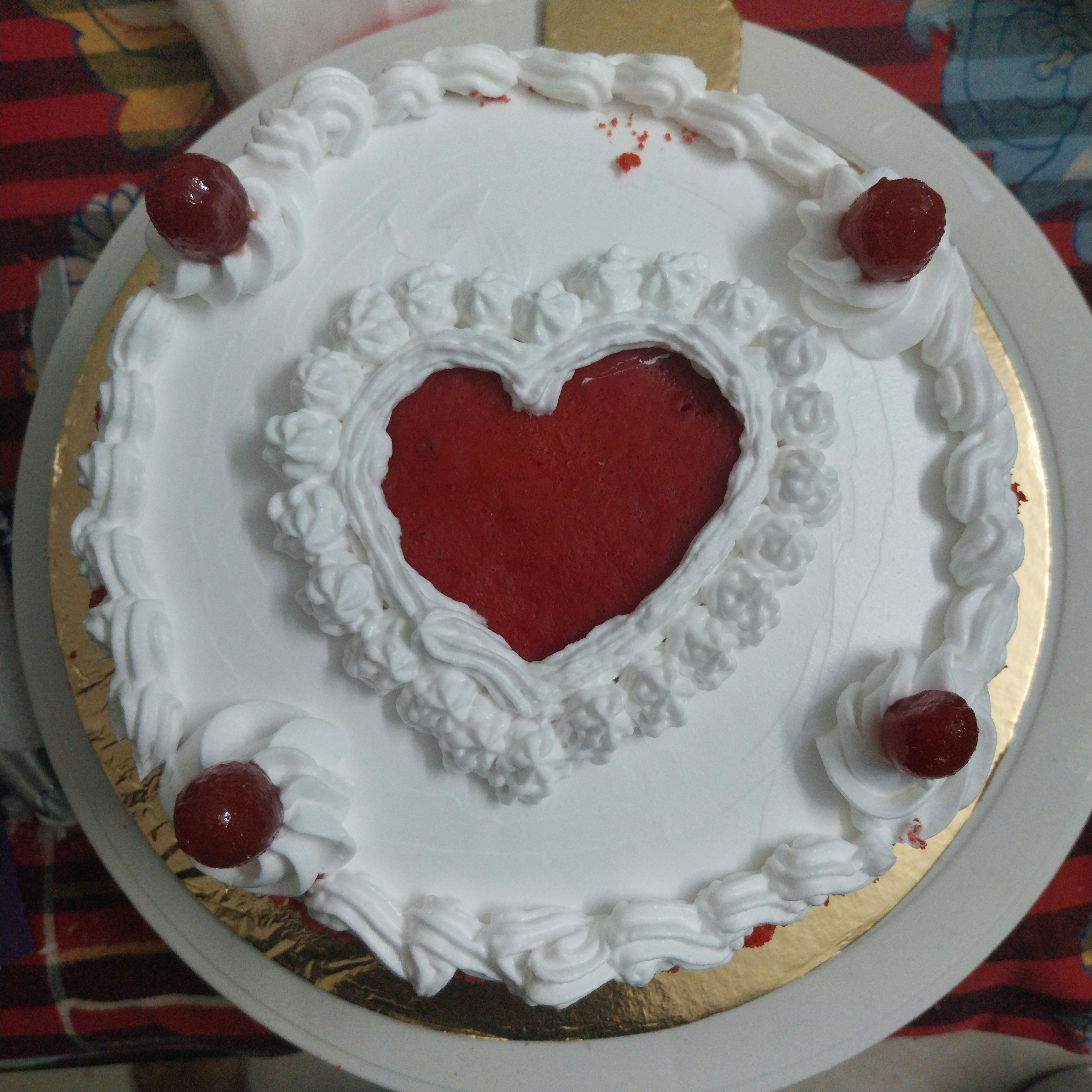 red velvet cake with whole wheat flour at home 