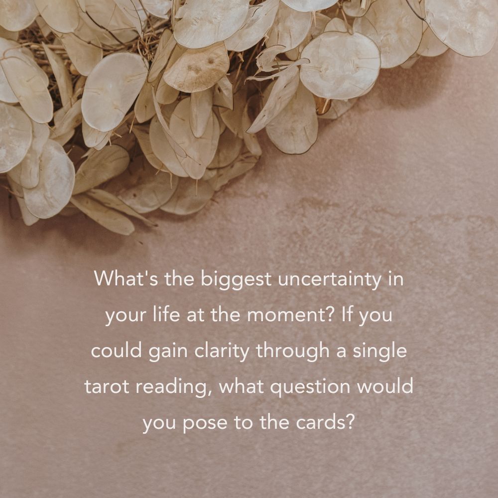 If you would ask tarot one question about your life right now , what it would be and why ? Share your thoughts... 