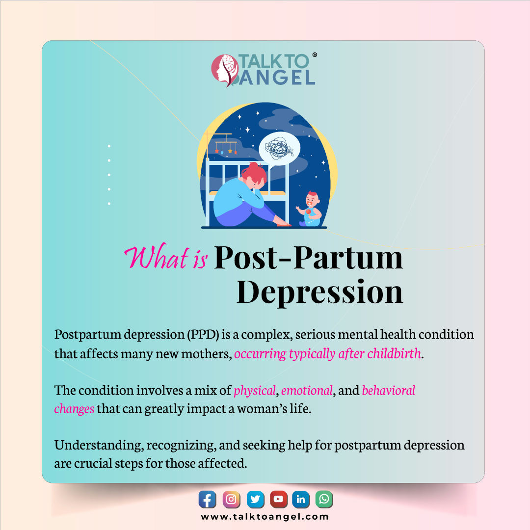 Postpartum depression is a type of mood disorder that affects some women after childbirth, characterized by feelings of sadness, anxiety, and exhaustion. It can interfere with the mother's ability to care for herself and her baby, impacting bonding and overall family dynamics. Early recognition and intervention, such as therapy, support groups, and medication if necessary, are crucial for managing postpartum depression and promoting maternal well-being.
# 
# 
# 
# 
# 
# 
# 
