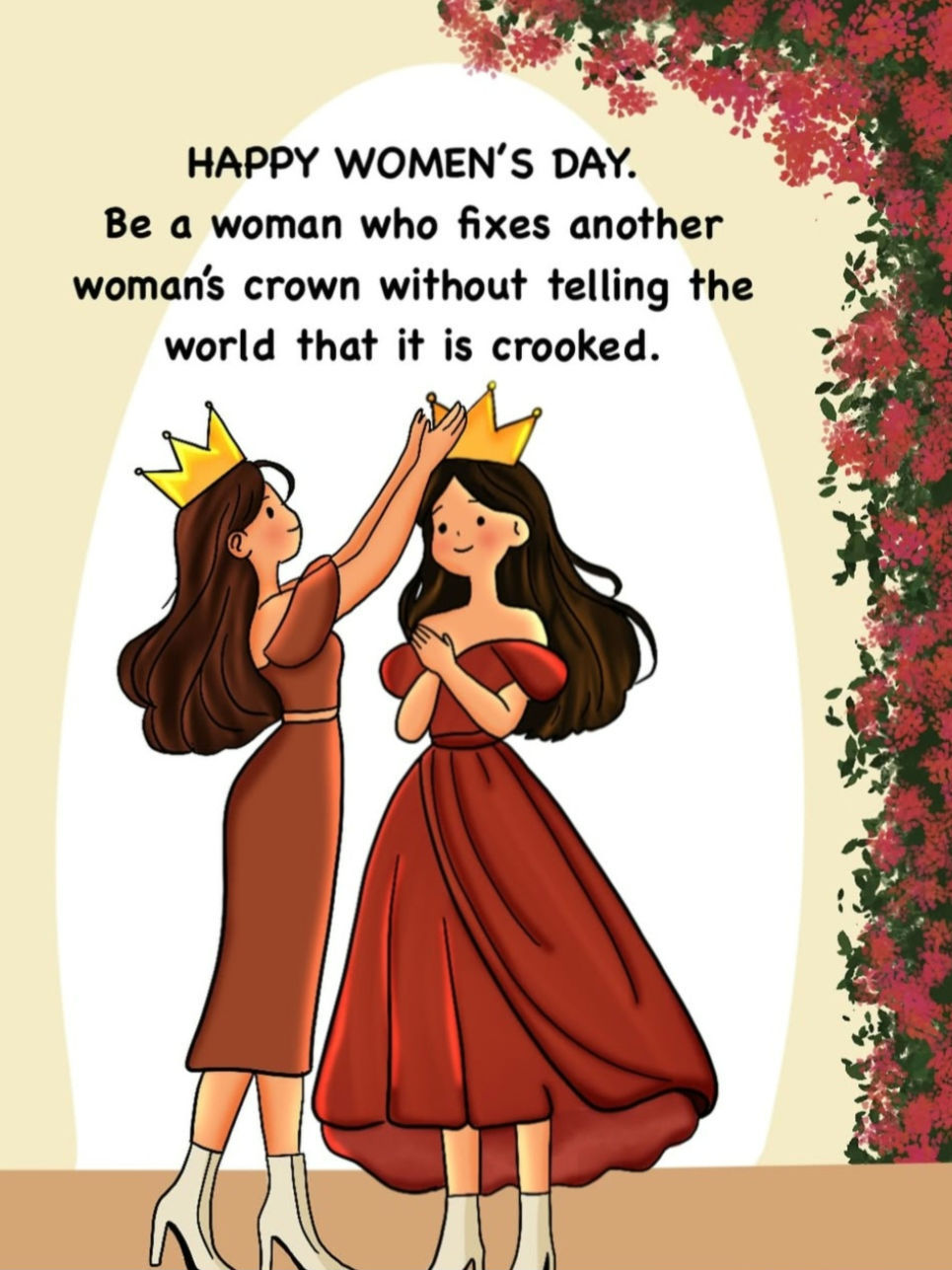 Happy Women's day to all of you🤍✨️And @ mam thank you much You that person who fix my Crown🥹 Love you so much Mam🫶