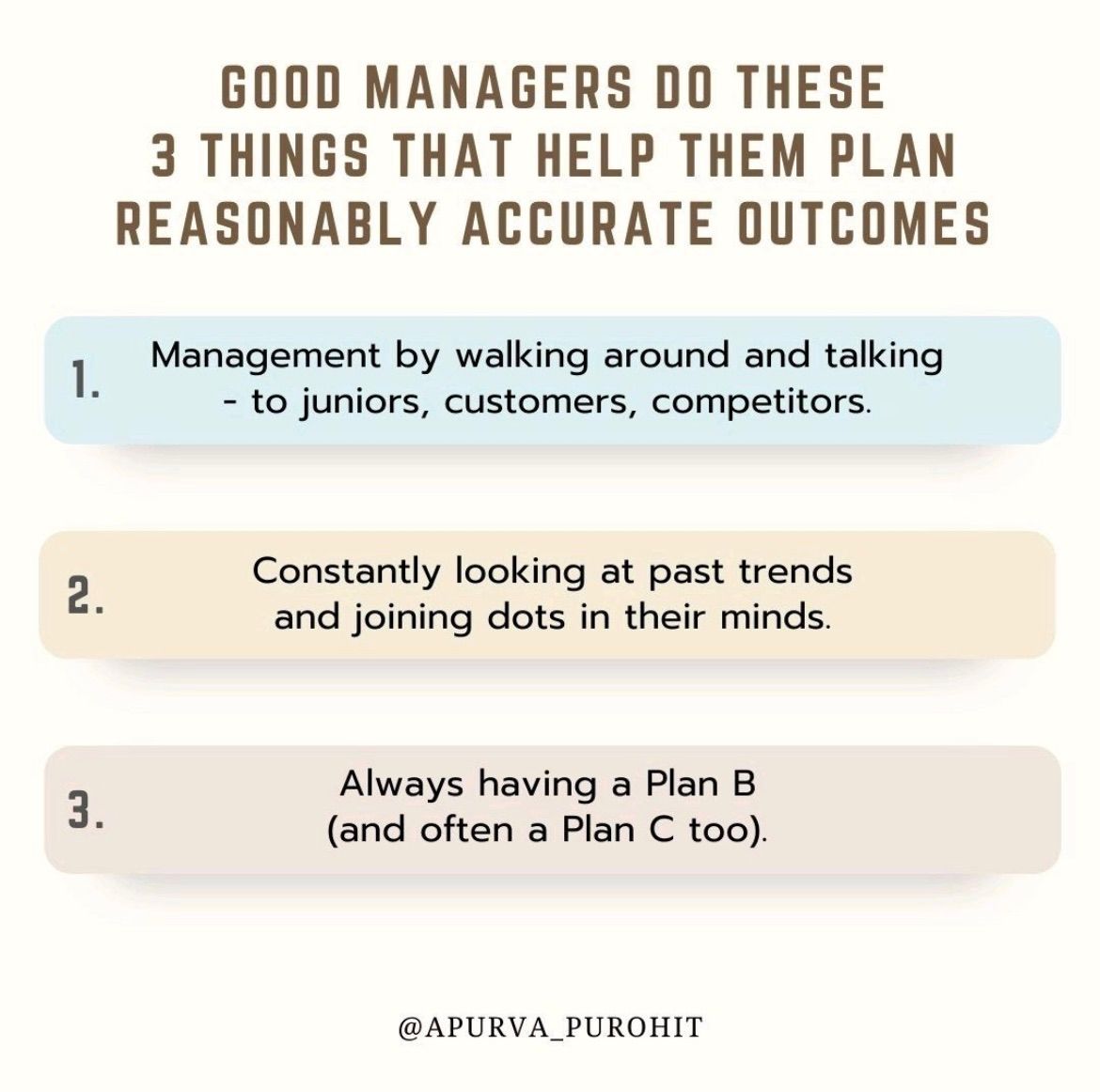 Here’s what good managers do to get results.

# # # 