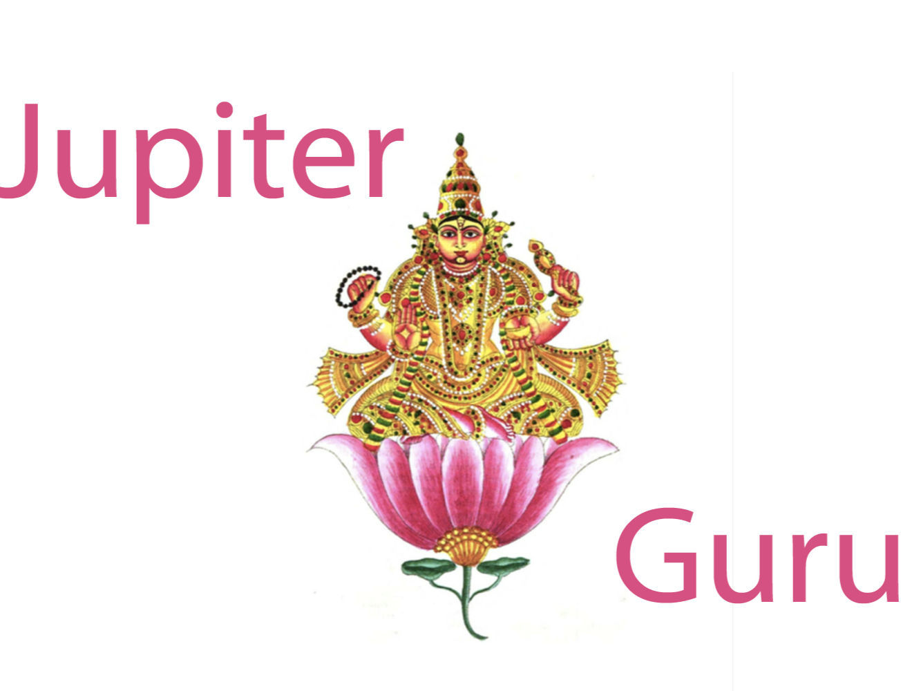 Jupiter the most beneficial planet in Astrology.
it only gives and so called DevGuru..
# @ # # #