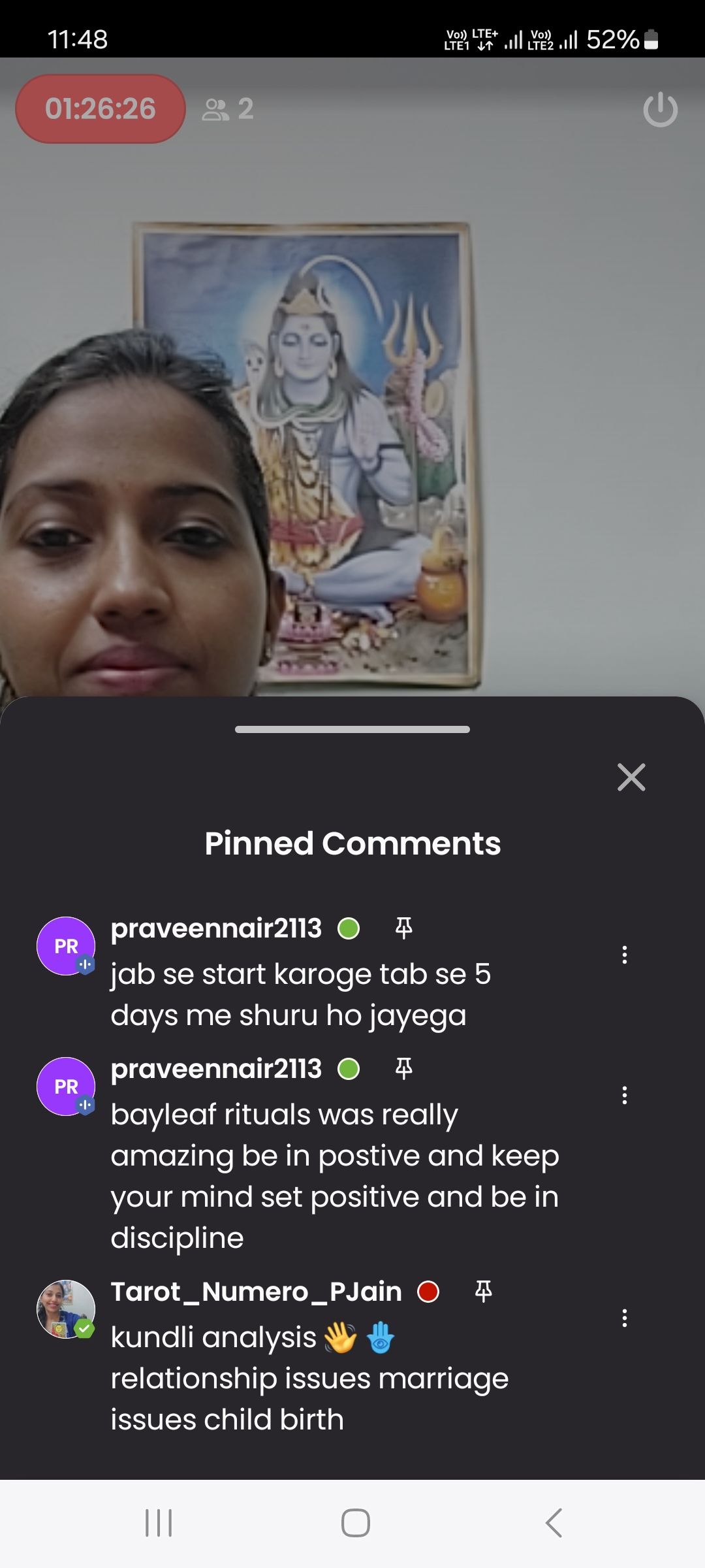 ✨ LIVE Now: 9 AM – 12 PM ✨
Join me for a powerful session filled with divine insights through Tarot + Numerology + Yantras 🔮
Let’s attract clarity, clients, and cosmic blessings today! 💫
💬 See what others are saying:
🪄 “Your reading changed my energy instantly.”
🪄 “So accurate, got goosebumps!”
🪄 “Yantra making was magical!”
🌟 Be a part of this transformation—DM to book your reading or get your personalized Yantra!