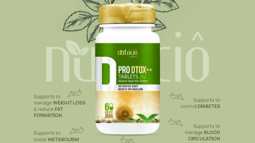 Power Dtox++ Tablets (60 tablets)
Advanced Super AntiOxidant with Power of Green Tea

Key Ingredients : Green Tea, Grape Seed, Lemon, Tulsi, Cinnamon, Haldi

Our bodies are constantly working to expel the toxins and pollutants by poor diet, alcohol, stress and environment.

Pro D-Tox++ is a herbal remedy for weight loss and to improve your metabolism, supports your digestive, circulatory and urinary systems in this function(abdominal ulcers and cramps.) It also boosts your energy levels, helps in weight loss, supports to keep healthy heart, fights against aging and enhances your overall health. It is FDA, ISO, GMP certified product with the combination of Lemon, Sea Buckthorn and Green Tea in a unique ratio. It removes the excess body fats, cleanses your body, flushes out the toxins. Contains Catechins molecules which increase the fat burn also.

For more details contact Amrita JaiSingh on 9920900038