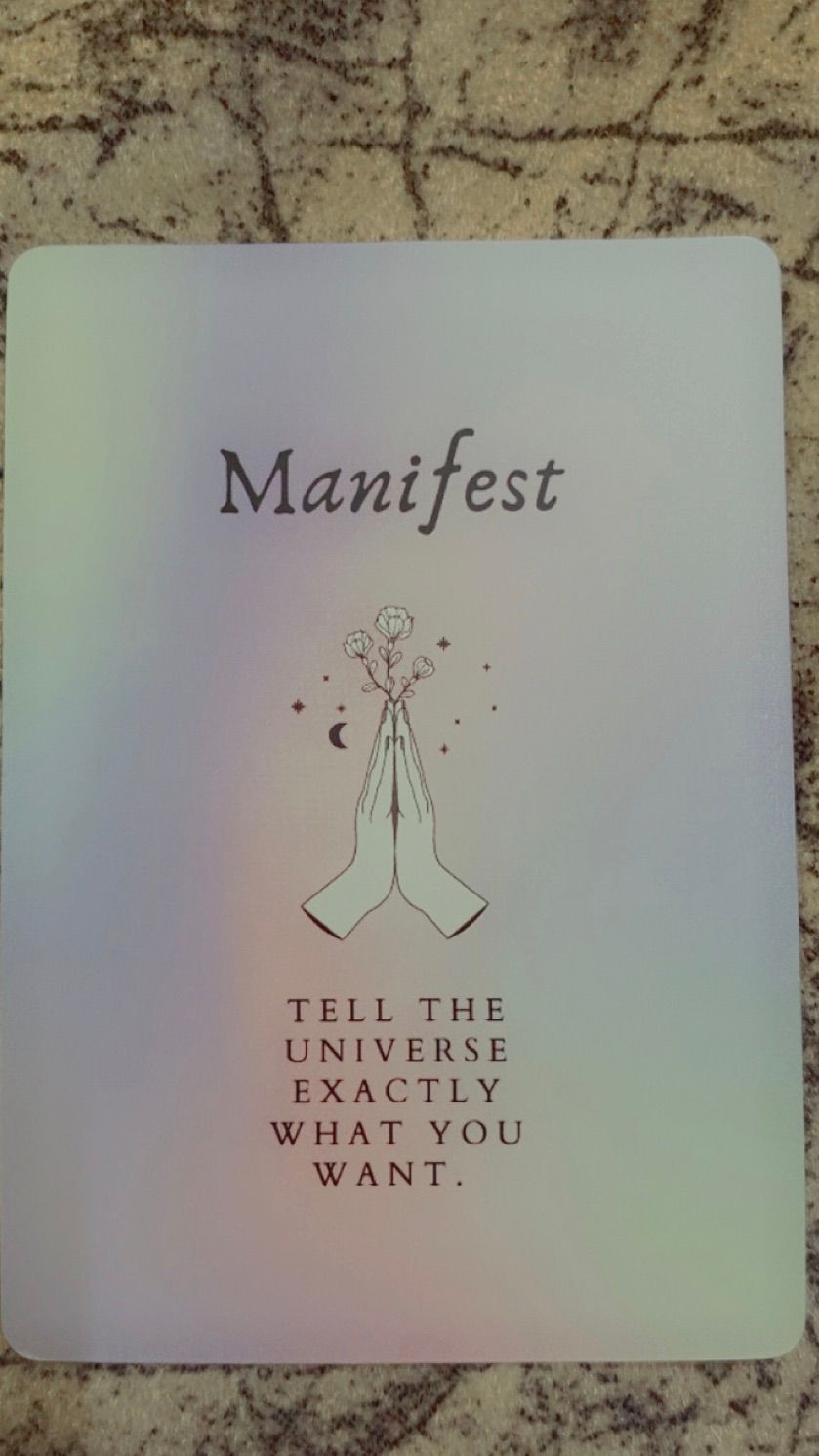 Card of the day🤍🧿
# # # #
