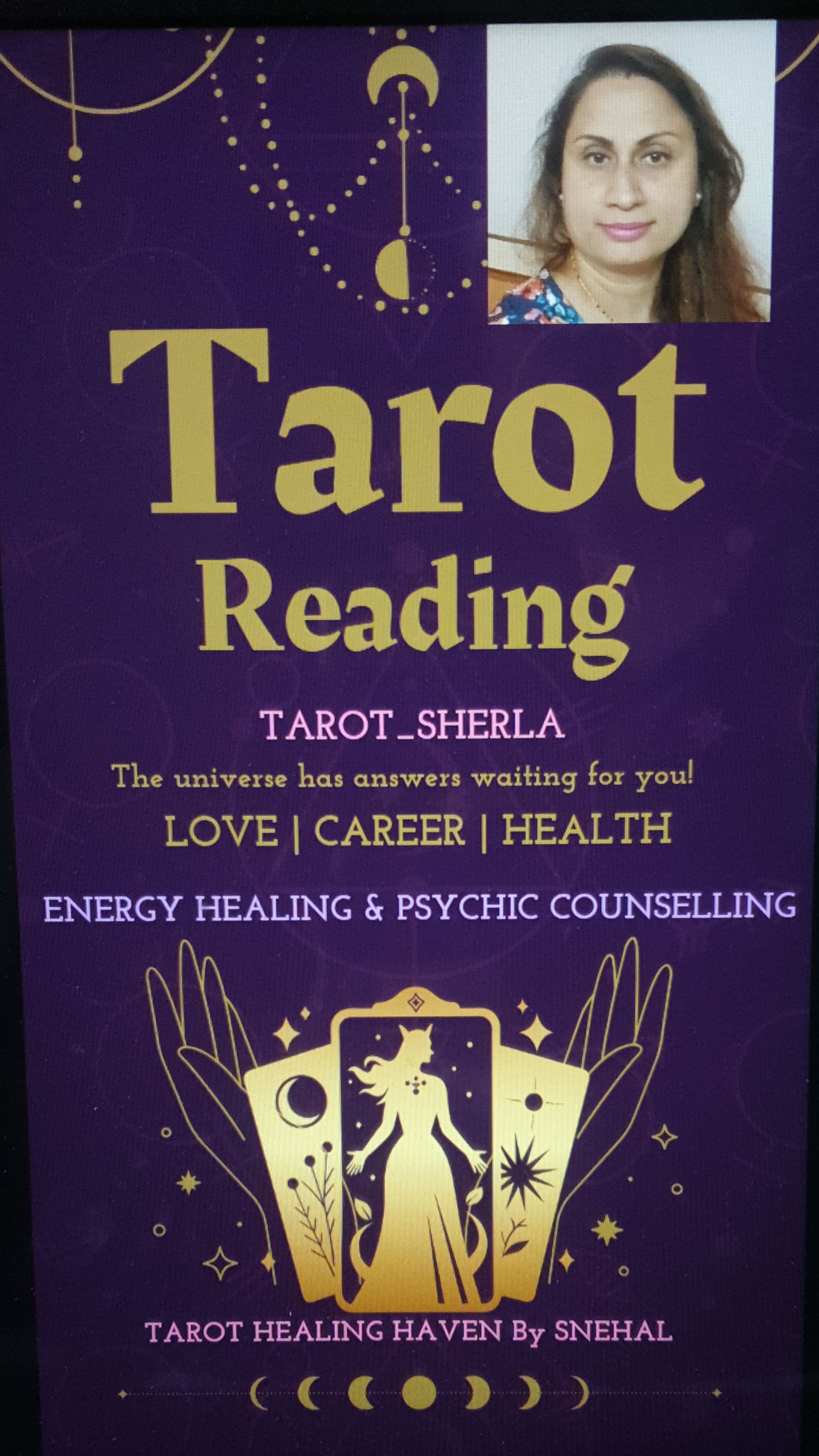 Hello everyone,
Join my live session at 11am to 1pm and 11pm to 1am everyday.
Also connect to my community 
Tarot Healing Haven by Snehal for more positive insights, energy guidance or just to talk to me😍 #  #  #  # 