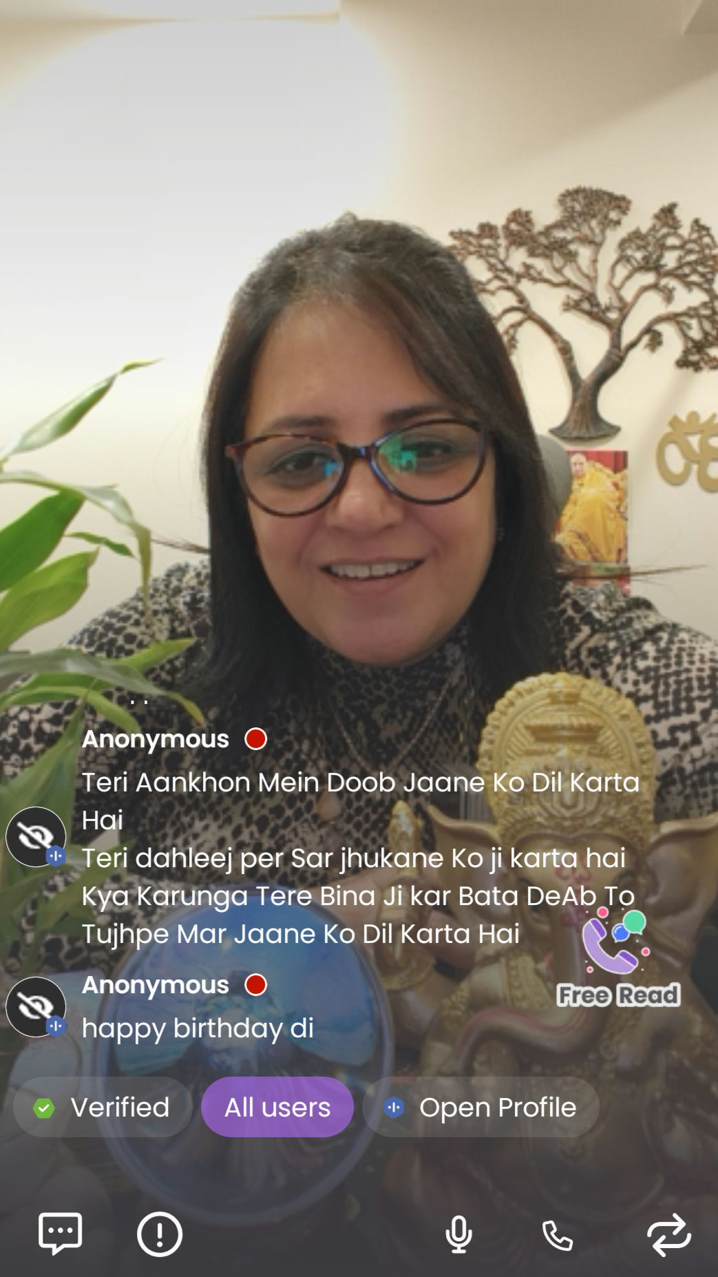 Such a wonderful feeling to get birthday wishes on my live from my followers