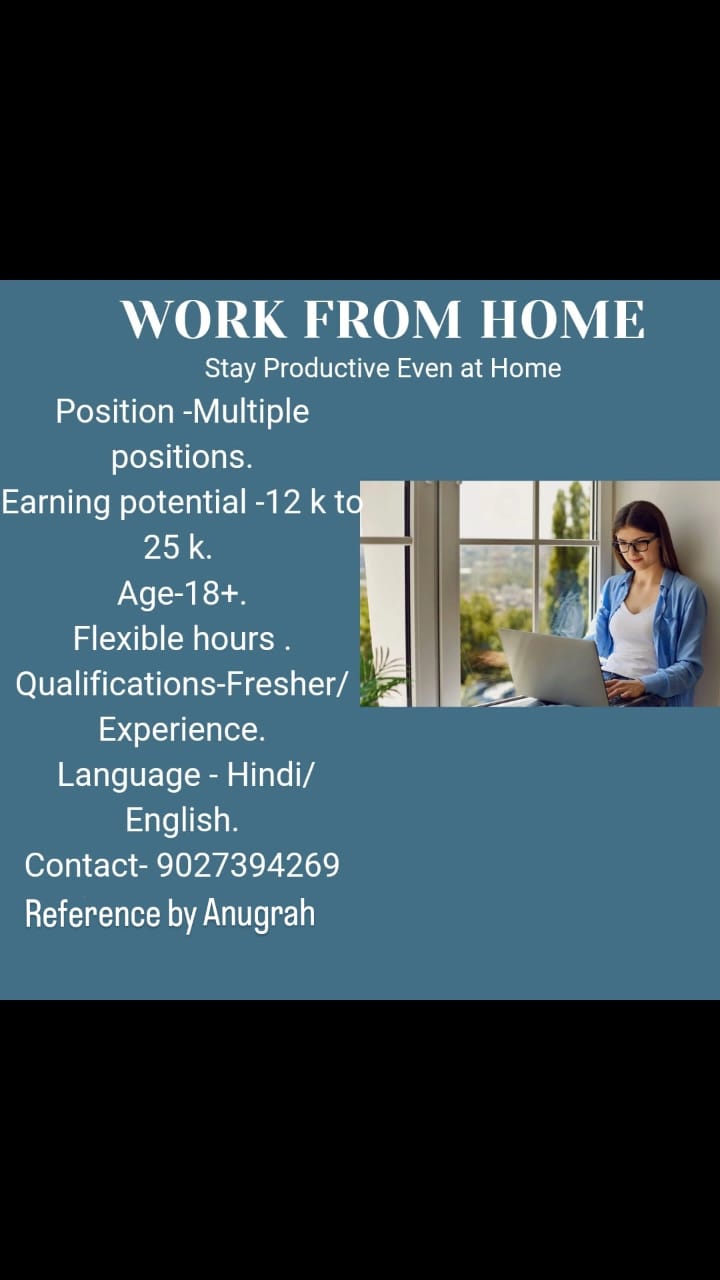 work from home opportunity through buisness