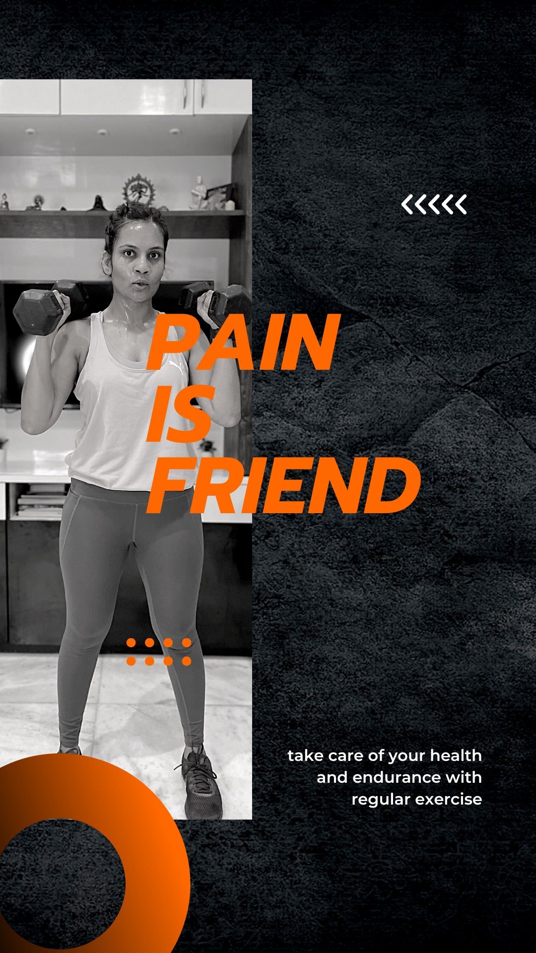 Do we avoid exercising cz of pain ??? Yes the body will be sore in the beginning but it also recovers and gets better and stronger with consistency & u experience more flow & less pain….. ur body is magic, it only keeps gaining more stamina , energy, strength with time ….. and pain is inevitable in any case if u not exercising there may be some mental & emotional pains u must be going through and also some physical pains might develop due stiffness & non movement cz our body is designed to move so let’s choose our pain wisely ….. # # # #