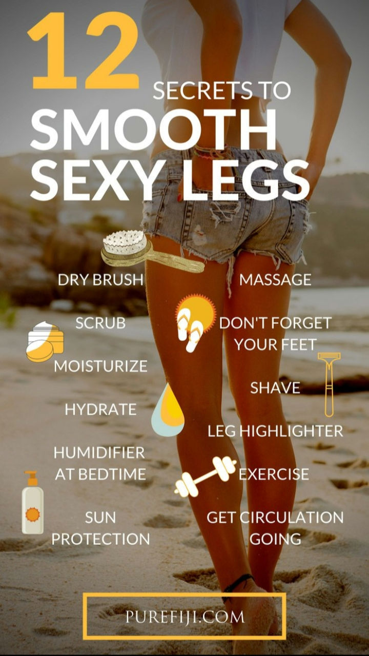 🧴🌼❤️🥰♥️🪷🦶👣To maintain smooth and moisturized legs, follow a comprehensive skincare routine that includes exfoliation, moisturization, and protection. Here's a summary of the key steps from the sources provided.


Exfoliation:
Use chemical exfoliation with AHAs or BHAs for gentle skin renewal.

Consider using a gentle scrub or dry brushing to remove dead skin cells and boost circulation.

Moisturization:
Apply a generous amount of moisturizer after exfoliation to keep the skin healthy and hydrated.

Opt for products with hydrating ingredients like hyaluronic acid or shea butter to lock in moisture.

Protection:
Use sunscreen daily on your legs to prevent sun damage and maintain youthful skin.

Choose a broad-spectrum SPF of at least 30 and reapply if you're outdoors or sweating. 

Hope this helps you ladies!! 🥰🌼😘❤️😙